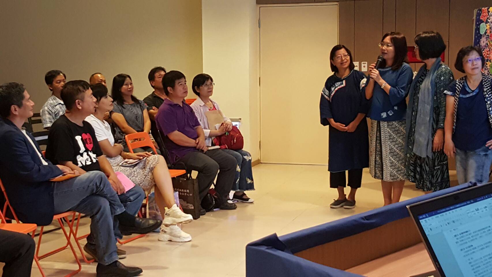 美濃愛鄉協會南向國際交流分享會 李永得主委聆聽分享