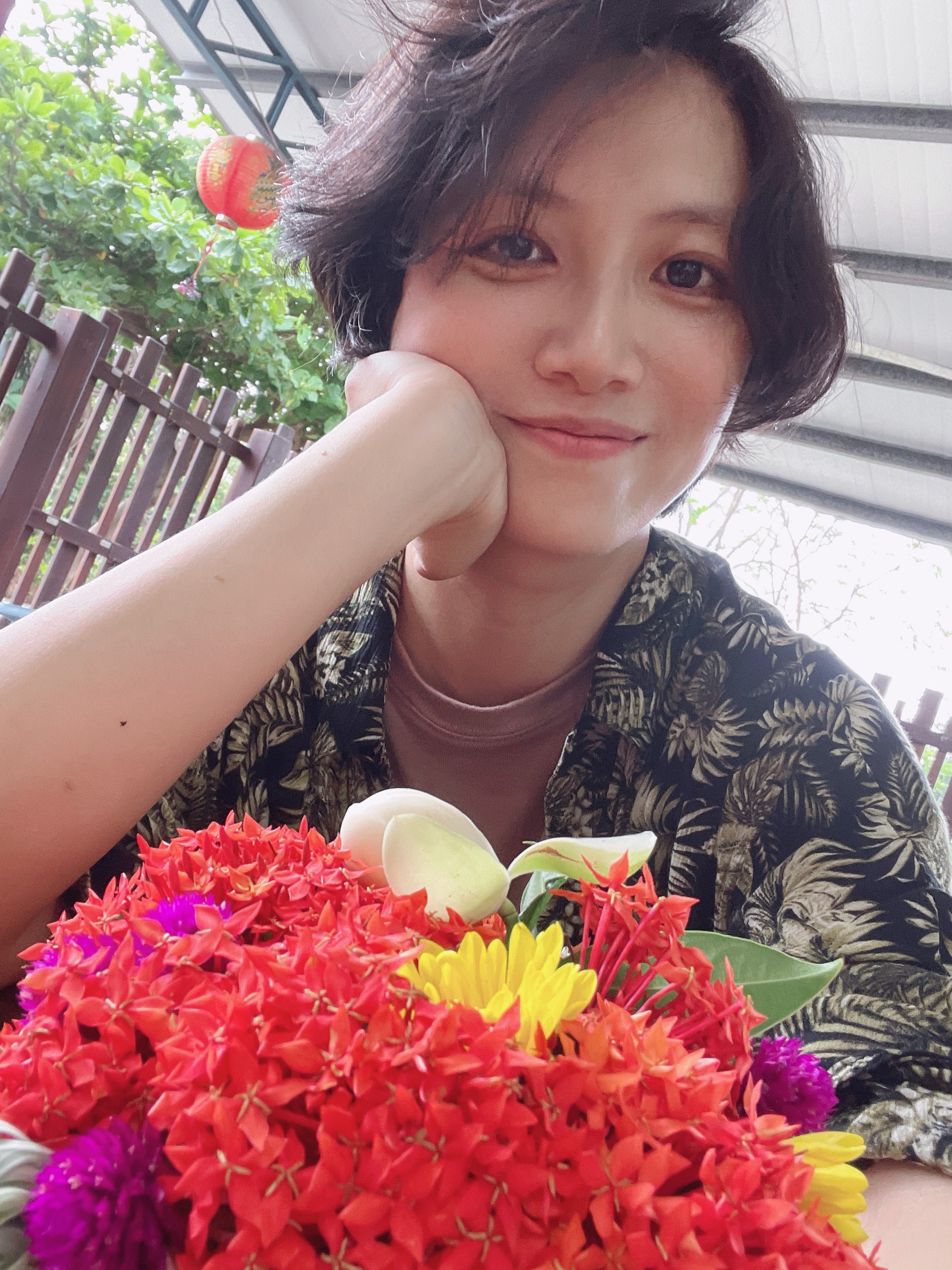 2_徐麗雯前進六堆麟洛 沉浸體驗盤花日常