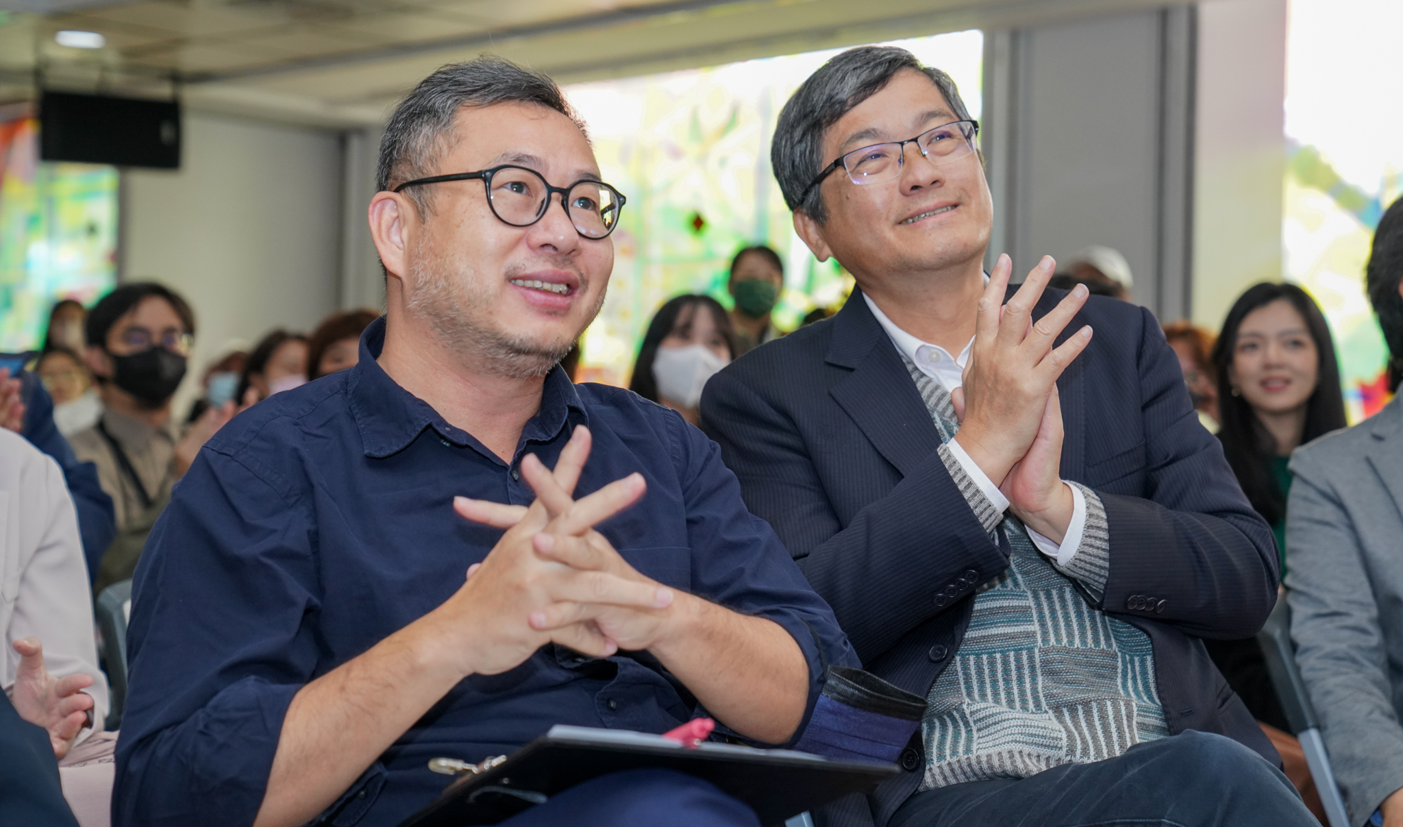 圖5 第2屆浪漫台三線藝術季總顧問吳漢中與客委會主委楊長鎮。.jpg