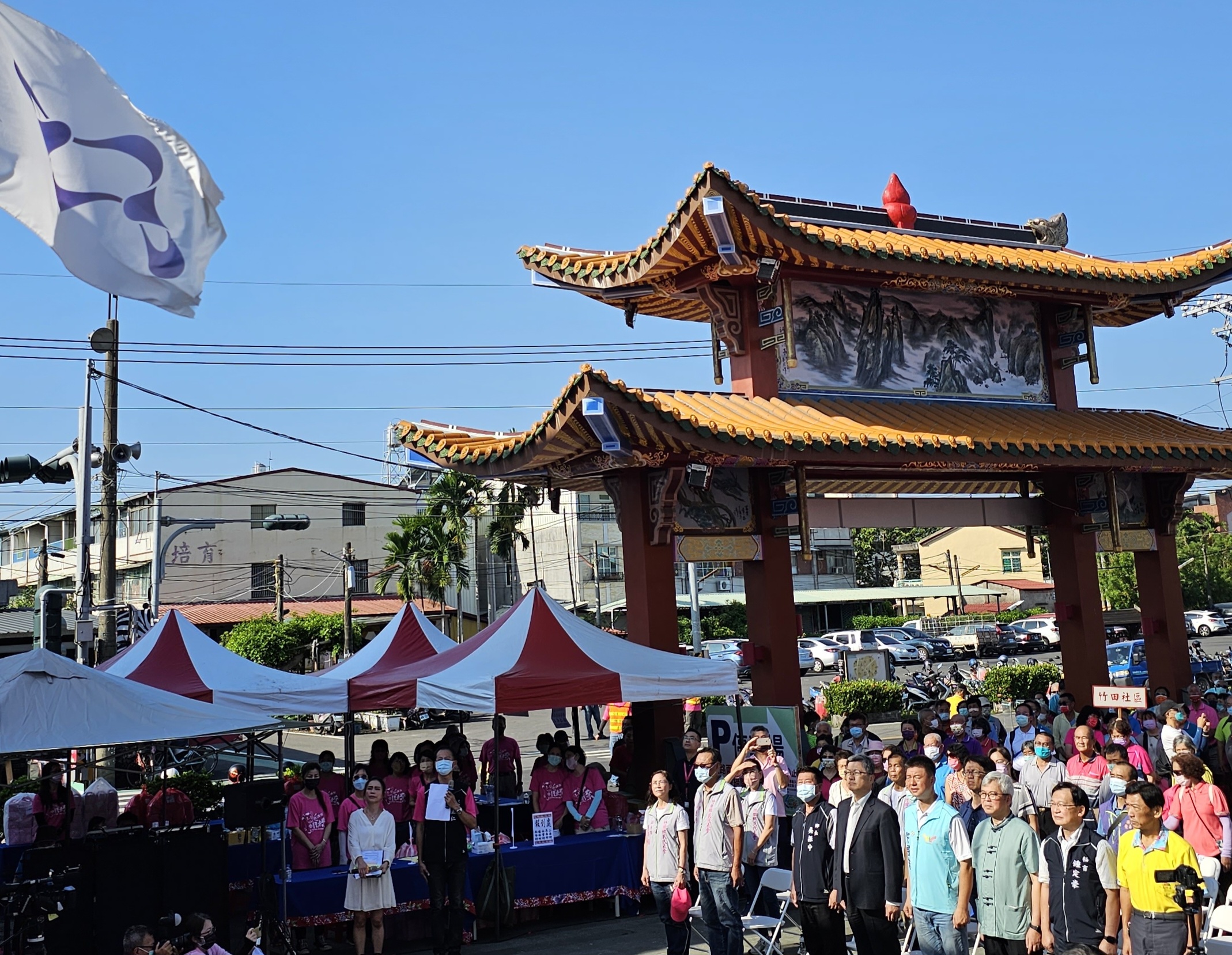 圖1  六堆日竹田忠義祠升旗.jpg