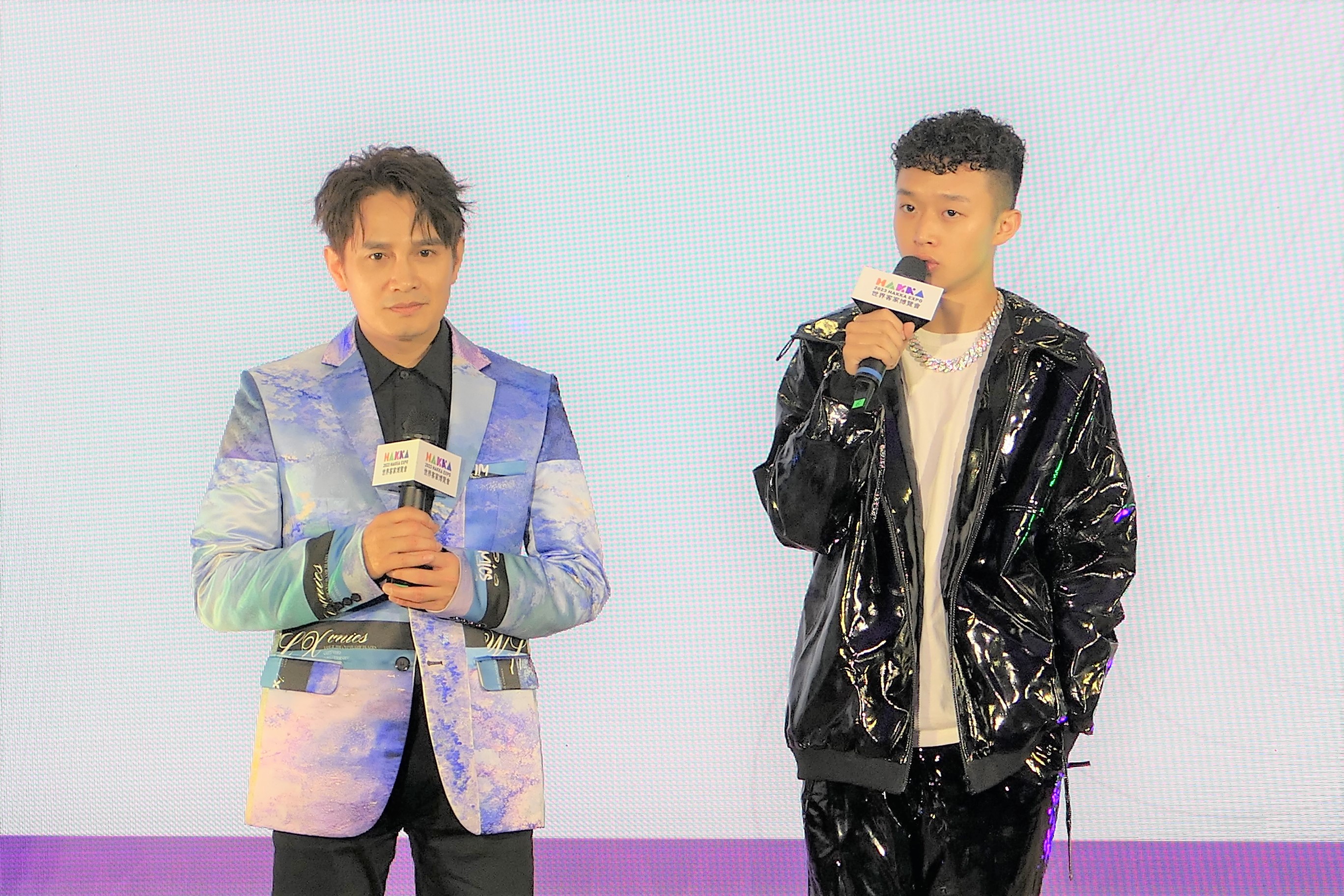 圖2 主題曲演唱者羅文裕及YAPPY(曾怡彬)分享參與的心得。.JPG