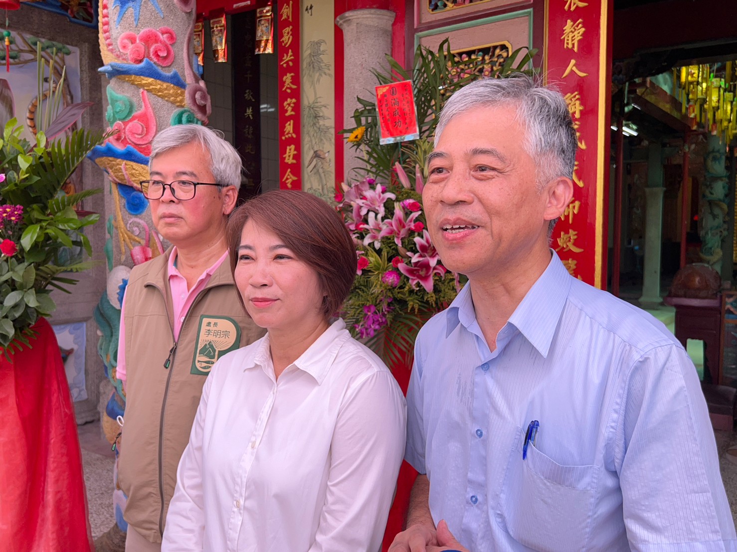 圖2 范副主委(右一)表示，未來完工後，相信可以更好的發展麟洛的在地文化。.jpg