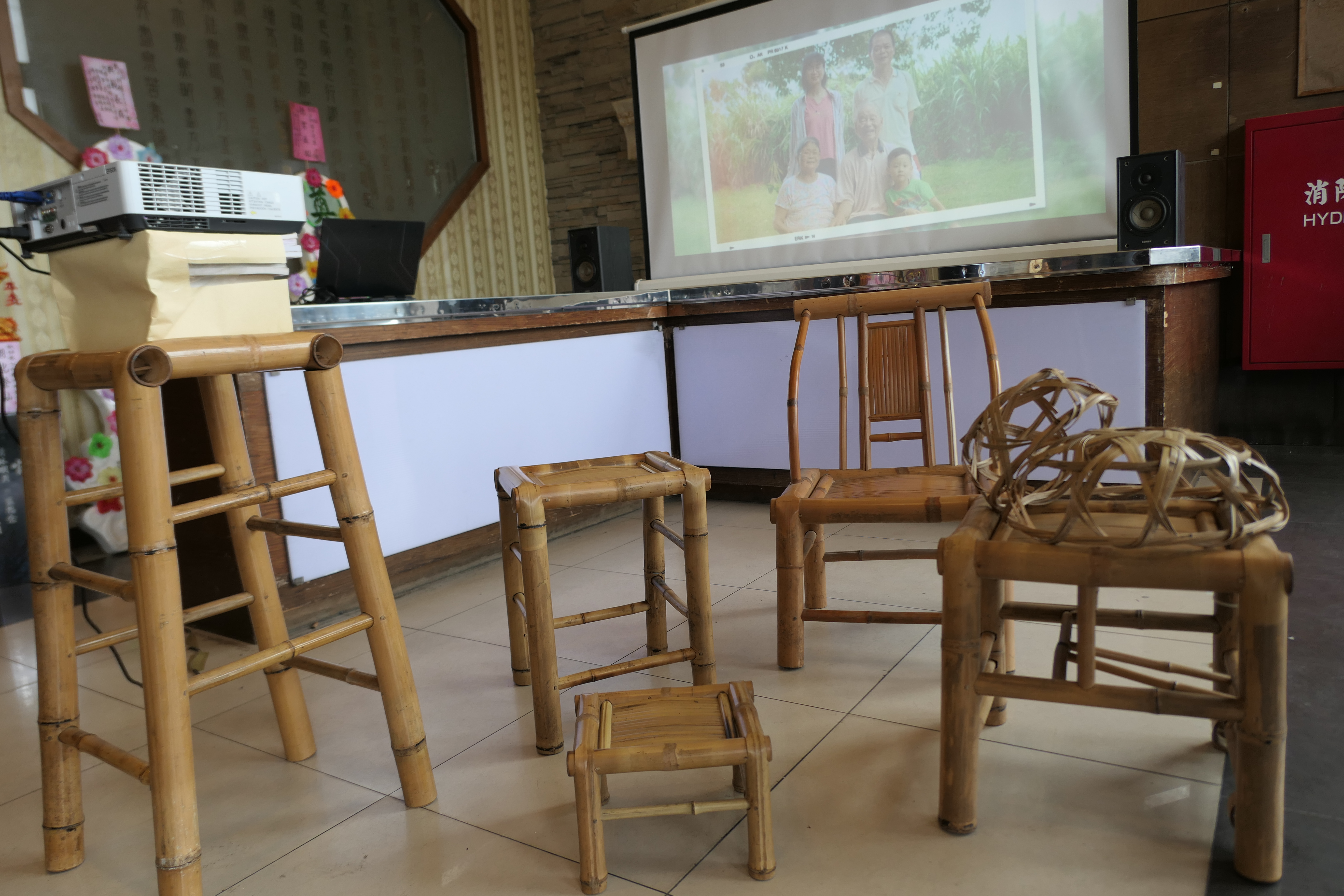 圖4竹藝作品搭配客家公共傳播基金會系列紀錄片《傳.傳》,回憶戴阿爐先生終生奉獻.JPG