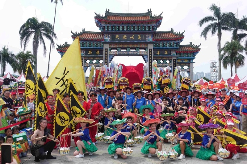 「義魄千秋-2025全國義民祭在新竹縣」啟動儀式大合影