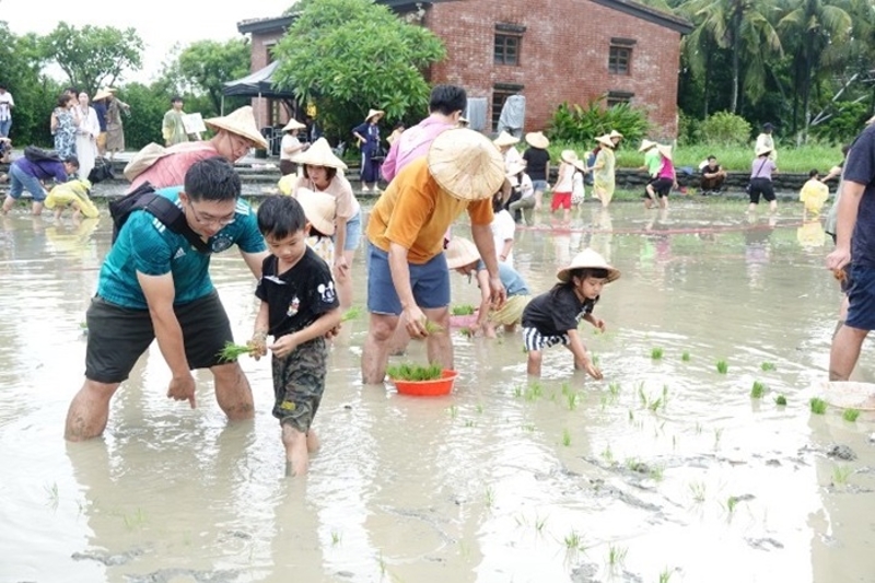 2026六堆園區農事學堂活動，民眾參與園區插秧