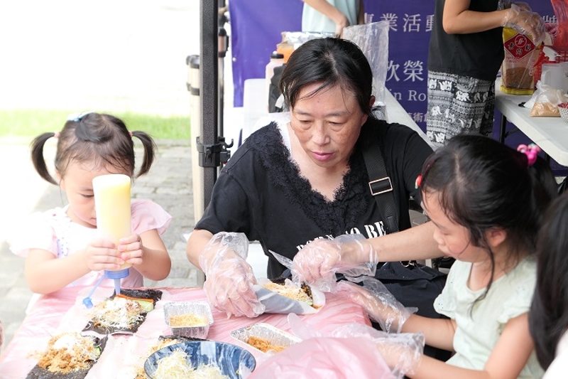現場規劃米食DIY體驗，讓大小朋友都能親手體驗「做粄食」的樂趣