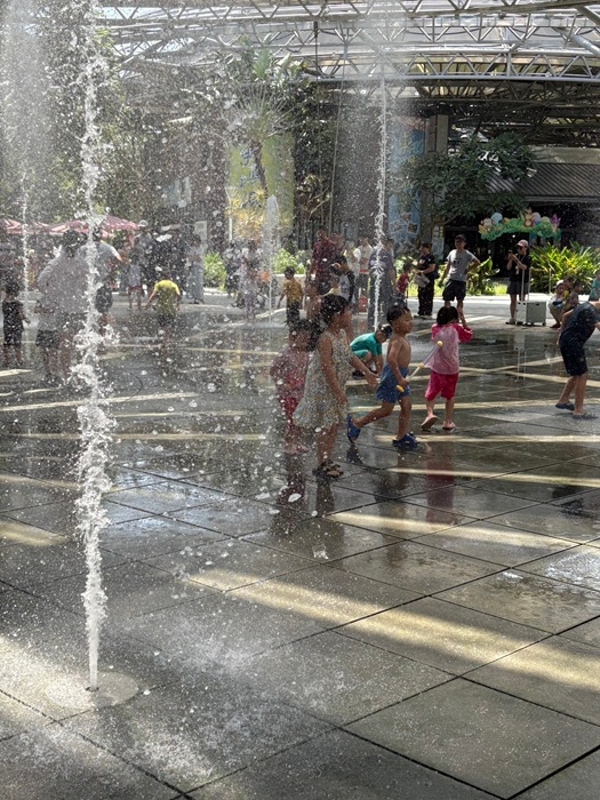 六堆客家文化園區噴泉水舞