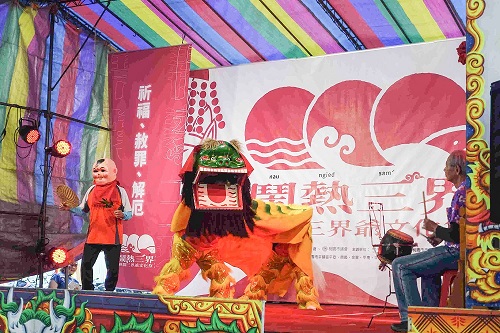 庄頭獻藝平安宴-客家獅表演