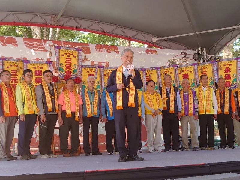 三界爺文化祭促族群共融 范副主委致詞