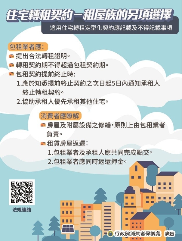 住宅轉租契約-租屋族的另項選擇