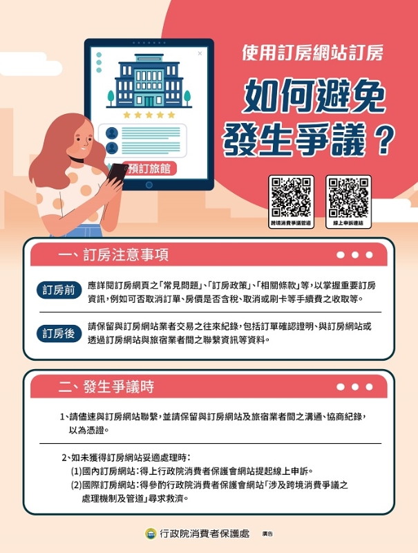 使用訂房網站訂房如何避免發生爭議？