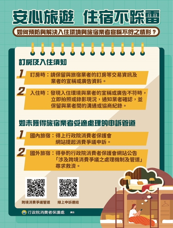 安心旅遊 住宿不踩雷