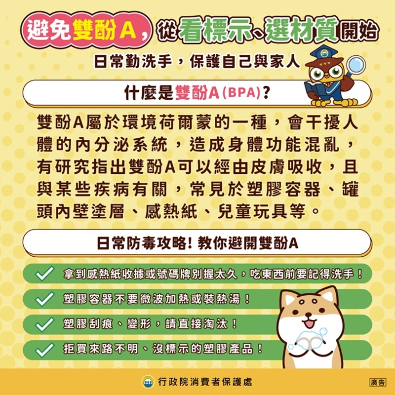 避免雙酚A,從看標示、選材質開始